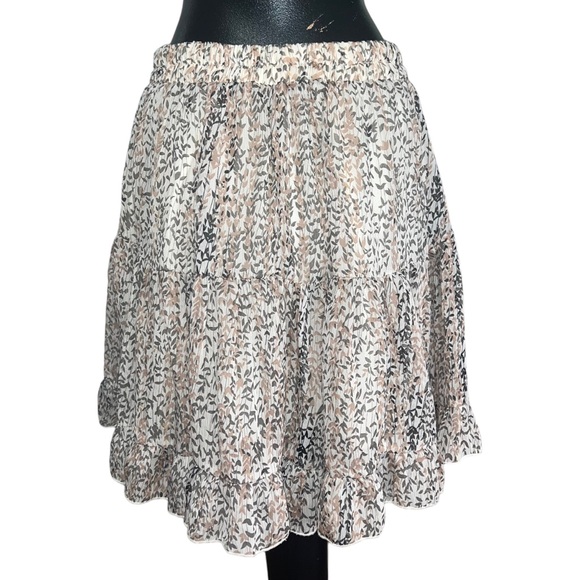 BY TOGETHER WOMEN'S IVORY FLORAL PRINT SKIRT - Picture 13 of 16